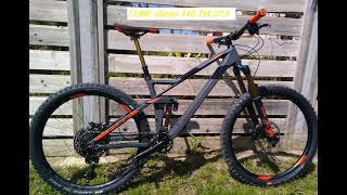 premiere sortie avec mon Vtt CUBE stereo 140 TM 275 [upl. by Cowey513]