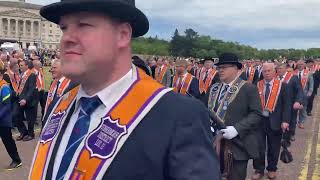 Maghera Sons Of William  NI100 Parade 2022 [upl. by Hercules]