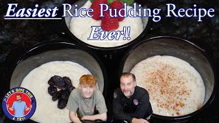 EASIEST Rice Pudding Recipe EVER [upl. by Garvin28]