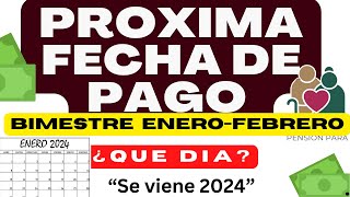 ¿CUáNDO será el Próximo PAGO💰 de Pensión del Bienestar para adultos mayores  ENERO 2024 AUMENTO❤️ [upl. by Itsur]