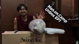 Unbox Camping stuff EP1  Man on Camp  bombe mat  Oregonian camper  Octabase  Arbor [upl. by Ykroc]