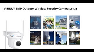 5MP Outdoor Wireless Security Camera Setup [upl. by Aleekahs]