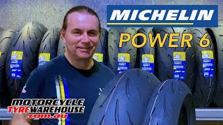 MICHELIN POWER 6  MOTORCYCLE TYRE WAREHOUSE [upl. by Harol477]