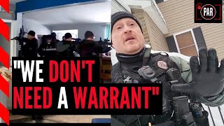 Cops raided his house without a warrant how they justified it is scary [upl. by Jakoba]