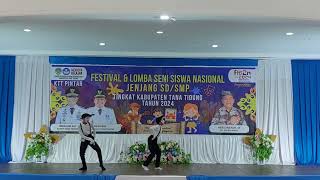 JUARA 1 FL2SN Lomba Pantomim Jenjang SMPMTs Tingkat Kabupaten Tana Tidung Tahun 2024 [upl. by Annuahsal815]