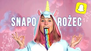 ♦ SNAPOROŻEC  filtr snapa rzyganie tęczą 🌈 na Halloween ♦ Agnieszka Grzelak Beauty [upl. by Ehtyde]