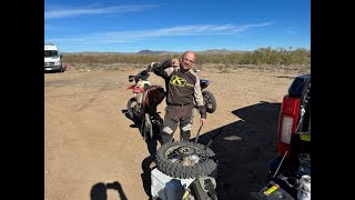 20240113  Wickenburg AZ Ride  Day 3  Dirt Bike Single Track  Team Armadillo  Seat Time [upl. by Cirda]