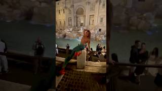 Merman Transformation at the Trevi Fountain ⛲️ 🇮🇹 [upl. by Chariot]