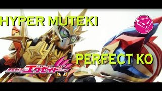 Hyper muteki vs Perfect KO Kamen Rider EXAID [upl. by Sibell431]