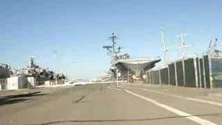 USS Hornet Alameda Point Naval Air Base CA [upl. by Nonnahsal64]