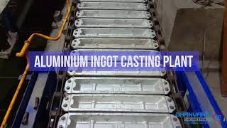 Aluminium Ingot Casting Plant  Ingot Casting Machine  Dhanvanti Engineering [upl. by Mandelbaum887]