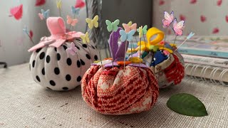 Patchwork Tomato Pin Cushion [upl. by Boycey]