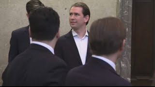 Lex cancelliere austriaco Sebastian Kurz a processo per falsa testimonianza in Parlamento [upl. by Laram314]