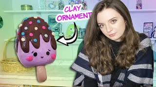 DIY Christmas Ornaments Clay Ornaments [upl. by Ennoirb]