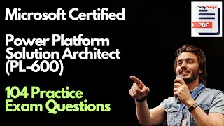 PL600 Microsoft Power Platform Solution Architect Latest Practice exam Questions  PL600 Exam [upl. by Eidnil]