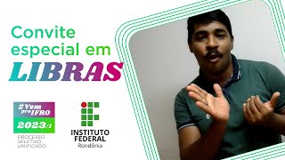 Vagas no IFRO em 2023  Instruções em LIBRAS [upl. by Sharma]