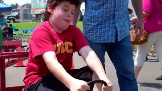 Kids Pedal Tractor Pull  Washington Cherry Festival [upl. by Adnyc938]