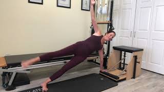 Pilates Chair workout  advanced beginner to intermediate [upl. by Icak102]