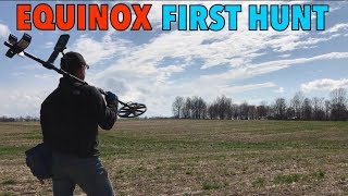 Minelab Equinox First Hunt [upl. by Inuat]