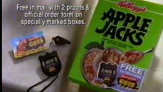 1995 Kelloggs Apple Jacks Commercial With GUTS Promo [upl. by Joshua]