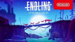 Endling  Extinction is Forever  Release Date Trailer  Nintendo Switch [upl. by Florry459]