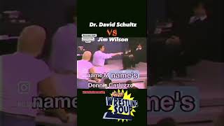 Dr David Schultz vs Jim Wilson wwe [upl. by Nostrebor]