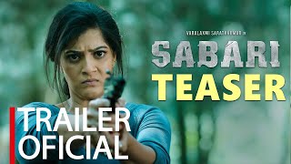 SABARI Hindi Official Trailer 2024 Varalaxmi Sarathkumar Anil Katz new movies House Aflam [upl. by Yanrahs]