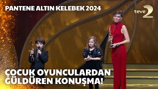 En İyi Çocuk Oyuncu – Melisa Duru Ünal ve Sarp Kaan Altınçapa  Pantene Altın Kelebek Ödülleri 2024 [upl. by Eisnil]