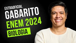 GABARITO EXTRAOFICIAL ENEM 2024  BIOLOGIA  Prof Kennedy Ramos [upl. by Malloch927]