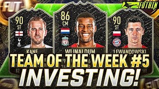 TEAM OF THE WEEK 5  BEST INVESTMENTS FIFA 20 Ultimate Team Trading Tips [upl. by Ingrim493]