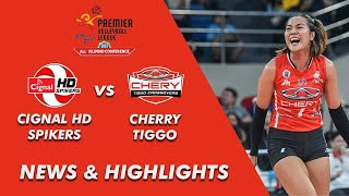 Cignal HD Spikers Vs Chery Tiggo PVL 2023 All Filipino Conference Highlights [upl. by Urana524]