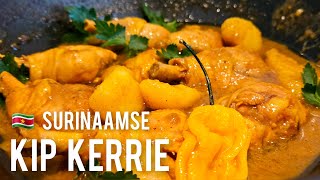 🇸🇷 Surinaamse Kip Kerrie en Aardappelen maken roti gerechtSurinamese chicken curry recipe [upl. by Aeneus]