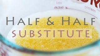 How to Make Half And Half  Homemade Substitute Recipe [upl. by Vina]