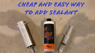 Cheap and Easy Way to Add Tire Sealant [upl. by Dorolisa87]