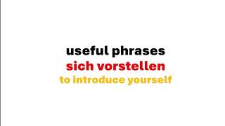 Practice introducing yourself in German with this video  SICH VORSTELLEN  German  A1 [upl. by Durand]