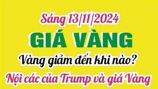 Giá vàng hôm nay 9999 ngày 13 tháng 11 năm 2024 GIÁ VÀNG NHẪN 9999 Bảng giá vàng 24k 18k 14k 10k [upl. by Drida]