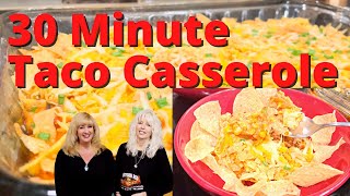 Taco Casserole with Corn Chips  Super Easy  Shotgun Red Recipes [upl. by Backer]