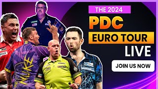 2024 PDC Euro Tour Live  ET 12 Swiss Darts Trophy Session 3 [upl. by Aramot449]