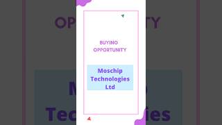 Moschip technologies ltd buying opportunity  Long Trade viralshorts viralvideo sharemarket [upl. by Pallaten]