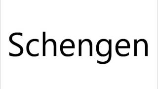 How to Pronounce Schengen [upl. by Maram]