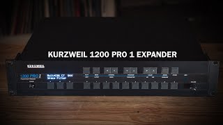 Kurzweil 1200 PRO 1 MIDI Expansion module  Some patches preview [upl. by Hareehahs59]