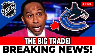 NHL URGENT 3 NEW TRADE TARGETS SIGNED WELCOME STARS VANCOUVER CANUCKS NEWS TODAY [upl. by Enyrehtak339]