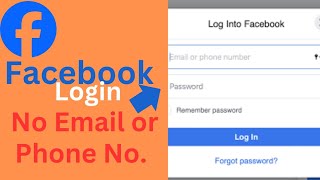 How to Login to Facebook Without Email or Phone Number  Easy StepbyStep Guide [upl. by Lorant]