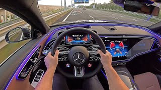 The New Mercedes AMG E53 E Class 2025 Test Drive [upl. by Aikenat]