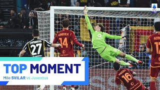 Super Svilar shines in RomaJuventus  Top Moment  Serie A 202324 [upl. by Jeuz]