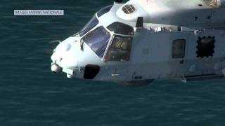 NH90 NFH Nato Frigate Helicopter quotCaïmanquot [upl. by Anirdnaxela]