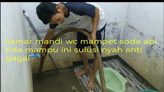 CARA MUDAH MENGATASI WC KAMAR MANDI MAMPET ANTI GAGAL [upl. by Ananna]