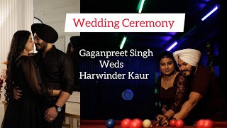 Wedding Ceremony ll Gaganpreet Singh Weds Harwinder Kaur ll Heera Studio Jalowal Khanoor [upl. by Byrle]