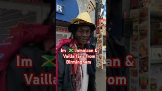 Proud jamaican 🇯🇲 man in Blackpool street interviews blackpool Birmingham [upl. by Neehcas]