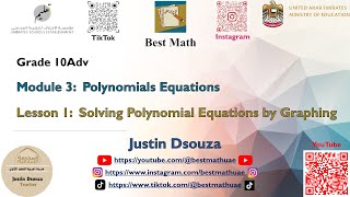 Solving Polynomial Equations by Graphing  Polynomials Equations [upl. by Huston]